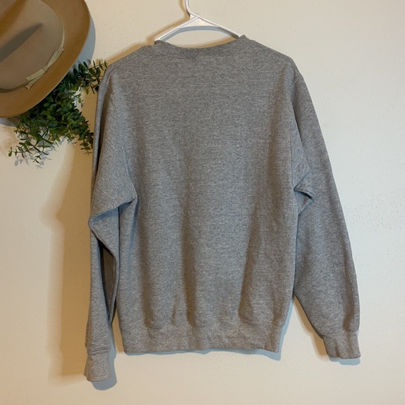 Harry Potter-‘Potter Est. 1980’ Graphic Crewneck Heathered Gray Sweatshirt Sz Sm - Picture 6 of 8